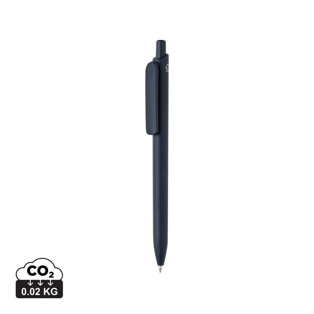 Stylo en ABS recyclé personnalisé certifié GRS Bolt Bleu marine